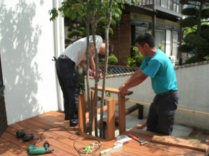 デッキ工事
