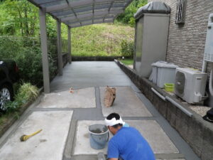 大型オートバイを簡単に駐車したい。八王子市　みなみ野