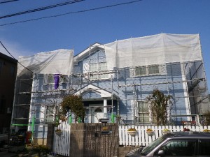 スウェーデンハウスの外壁塗装工事例とお客様の声のご紹介。