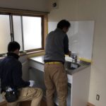 こんな場所にもミニキッチンを設置できます。八王子ソデノ建装