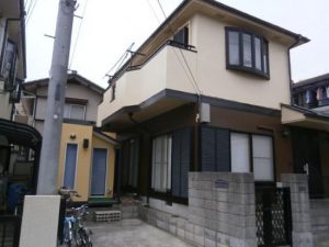 外壁の色にはこだわりました。