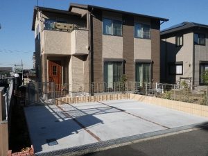 新築外溝工事（八王子市絹ヶ丘）