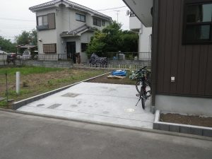 新築外溝工事（あきる野市　伊奈）