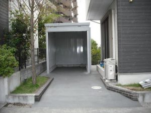車庫工事例と価格